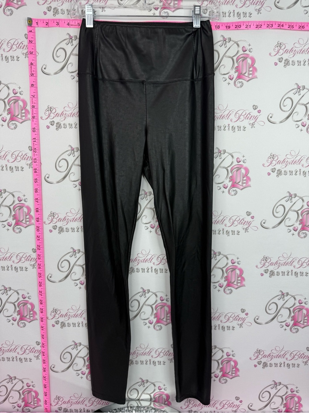 Wilfred aritzia pants Black Faux Leather High-Waist Leggings